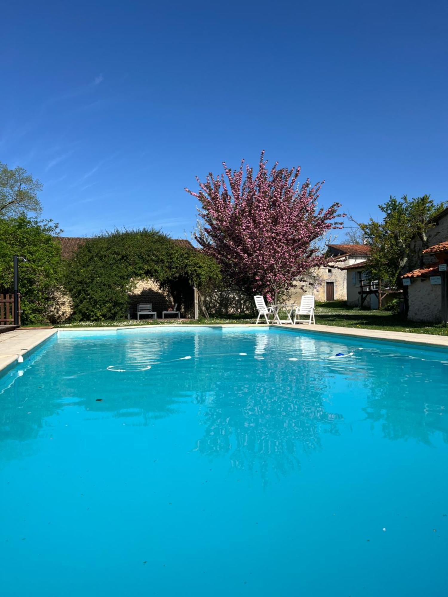 Entire Apartment With Swimming Pool Near Aubeterre Saint-Romain  Dış mekan fotoğraf